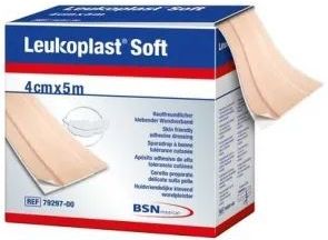 Leukoplast - Soft Wondpleister - 5m x 4cm - Textielweefsel - Latexvrij