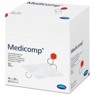 Medicomp - Steriel Gaaskompres - 10 x 10 cm - Non-Woven