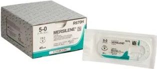 Mersilene hechtdraad 5-0 (FS-3) R670H 36 stuks