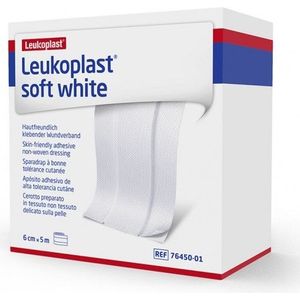 Leukoplast Soft White wondpleister 5m x 6cm
