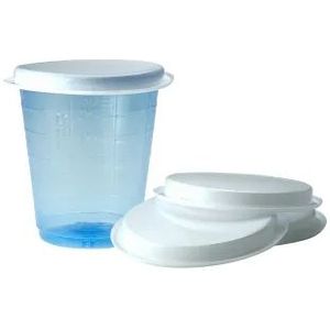 Deksels voor medicijnbekers ECO 30 ml 100 stuks