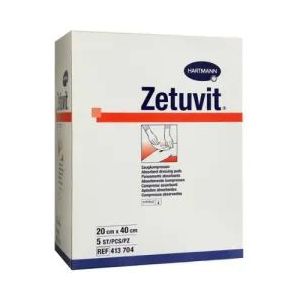 Zetuvit - Absorberend Verband - 20 x 40 cm - Steriel - Meervoudige Laag