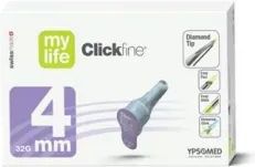 Mylife Clickfine Pennaalden 4mm 32G 100 stuks