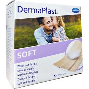 Dermaplast Soft wondpleister 5m x 4cm