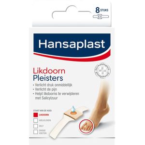 Hansaplast likdoornpleister 8 stuks