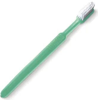 Wegwerp tandenborstels met tandpasta Groen 100 stuks