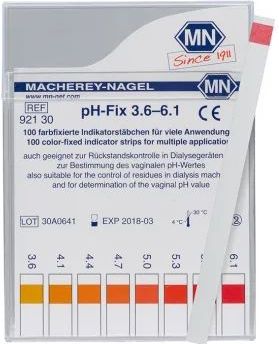 pH-Fix indicator strips 3.6 - 6.1