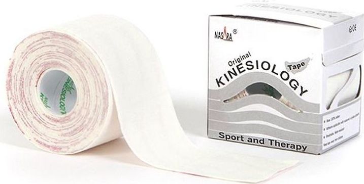 Nasara kinesiologie tape Wit 5 meter x 5cm