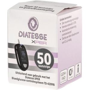 Diatesse XPER teststrips 50 stuks