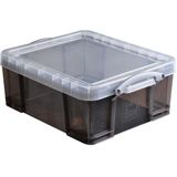 Really Useful Box opbergdoos18 liter, transparant gerookt