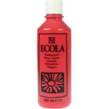 Talens Ecola plakkaatverf flacon van 500 ml, scharlaken