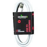 Greenmouse Lightning kabel, USB-A naar 8-pin, 1 m, wit