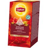 Lipton thee Exclusive Selection, Afrikaanse Rooibos, doos van 25 zakjes
