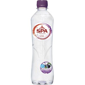 Spa Touch Sparkling Blackcurrant, fles van 50 cl, pak van 6 stuks