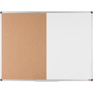 Pergamy combibord, kurk en magnetisch whiteboard, ft 60 x 90 cm