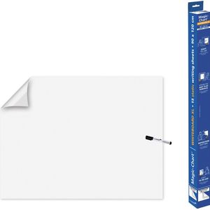 Legamaster Magic-Chart whiteboard folie, ft 90 x 120 cm, wit, effen, rol van 15 vel