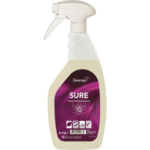 Diversey desinfecteermiddel Sure, flacon van 750 ml