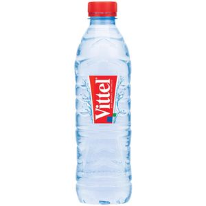 Vittel water, fles van 50 cl, pak van 24 stuks