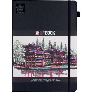 Sakura schetsboek, 80 vel, 140 g/m², ft A4, wit papier