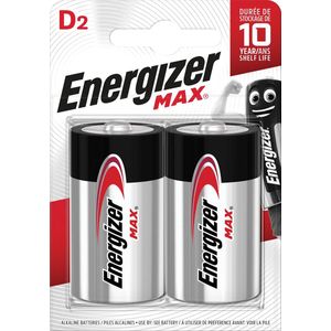 Energizer EN-MAXD2 Alkaline Batterij D 1.5 V Max 2-blister