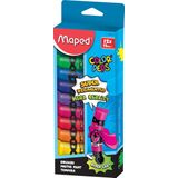 Maped Color'Peps plakkaatverf, tubes van 12 ml, ophangdoos met 12 tubes in geassorteerde kleuren