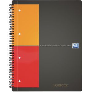 Oxford INTERNATIONAL Notebook, 160 bladzijden, ft A4 , geruit 5 mm