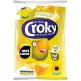 Croky chips pickles, zakje van 100 gram