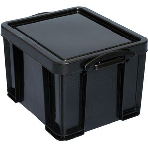 Really Useful Box opbergdoos 35 liter, gerecycleerd, zwart