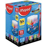 Maped Viltstift Color'Peps 72 stiften in een kartonnen doos (classpack)