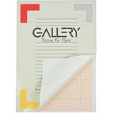 Gallery millimeterpapier, ft 21 x 29,7 cm (A4), blok van 50 vel