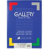 Gallery witte etiketten ft 99,1 x 38,1 mm (b x h), ronde hoeken, doos van 1.400 etiketten