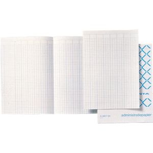 Atlanta by Jalema Accountantspapier ft 33 x 20,5 cm, opengevouwen tot 33 x 41 cm