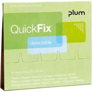 Plum - Quickfix - HACCP Pleisters - Blauw - 72 x 25 mm - 45 Stuks