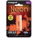 Integral INFD32GBNEONOR3.0 USB flash drive 32 GB USB Type-A 3.2 Gen 1 (3.1 Gen 1) Oranje