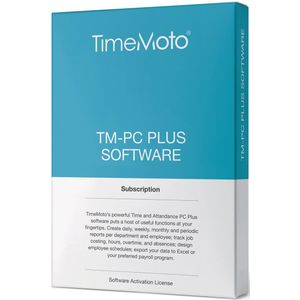 Safescan software voor tijdsregistratiesystemen, TimeMoto Pc Plus