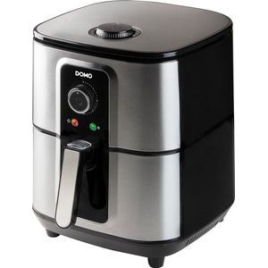 DOMO DO536FR - Deli-Fryer 5.5L - Hetelucht friteuse - 1.5kg - 80° tot 200°C - 30min timer - Teflon tank en mand