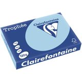 Clairefontaine Trophée Pastel, gekleurd papier, A4, 120 g, 250 vel, blauw