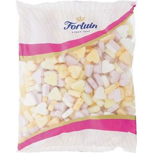 Fortuin Vruchtenhartjes snoepgoed, zak van 1 kg