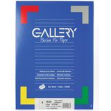 Gallery witte etiketten ft 99,1 x 67,7 mm (b x h), ronde hoeken, doos van 800 etiketten