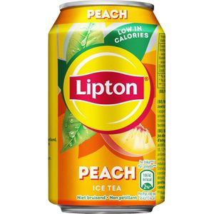 Lipton Ice Tea Peach, blik van 33 cl, pak van 24 stuks