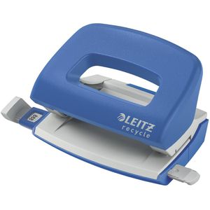 Leitz NeXXt Recycle Mini perforator, 10 blad, blauw