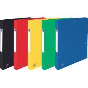 Elba elastobox Oxford Top File  rug van 2,5 cm, geassorteerde kleuren