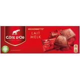 Côte d'Or Mignonnettes chocolade, melk, 10 g, doos van 24 stuks, apart verpakt