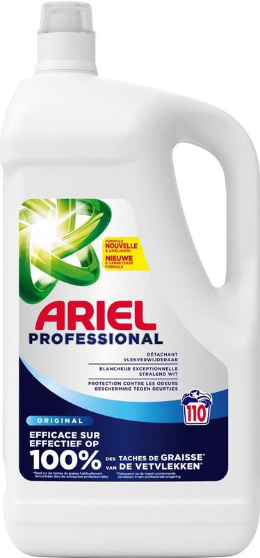 Ariel - Professional - Vloeibaar Wasmiddel - 4,95 Liter - Regular - 110 Wasbeurten