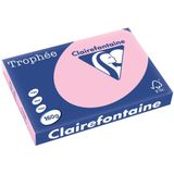 Clairefontaine Trophée Pastel, gekleurd papier, A3, 160 g, 250 vel, roze