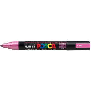 uni-ball Paint Marker op waterbasis Posca PC-5M roze metaal