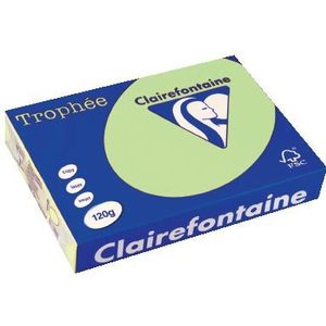 Clairefontaine Trophée Pastel, gekleurd papier, A4, 120 g, 250 vel, groen