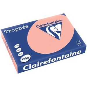 Clairefontaine Trophée Pastel, gekleurd papier, A4, 120 g, 250 vel, perzik