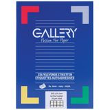 Gallery witte etiketten ft 105 x 35 mm (b x h), rechte hoeken, doos van 1.600 etiketten