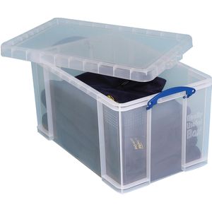 Really Useful Box opbergdoos 84 liter, transparant